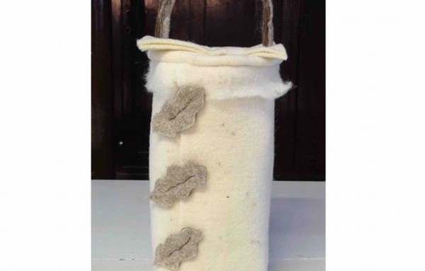 Wool Felt Urn